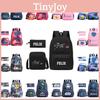 School Brawl Stars Bag Backpack Three Piece Set Cartoon Storage Bags Gift Kids