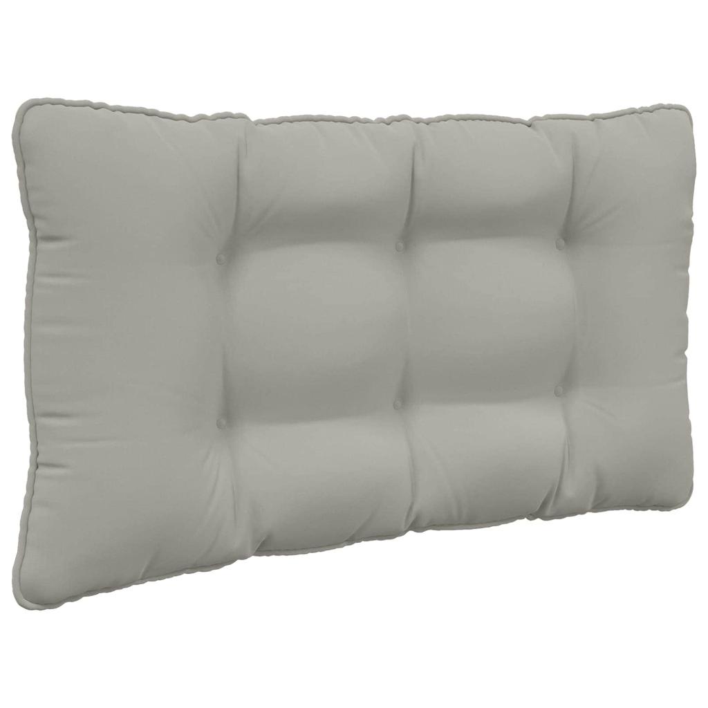 Outdoor Sofa Cushions 2 Pcs Gray Polyester