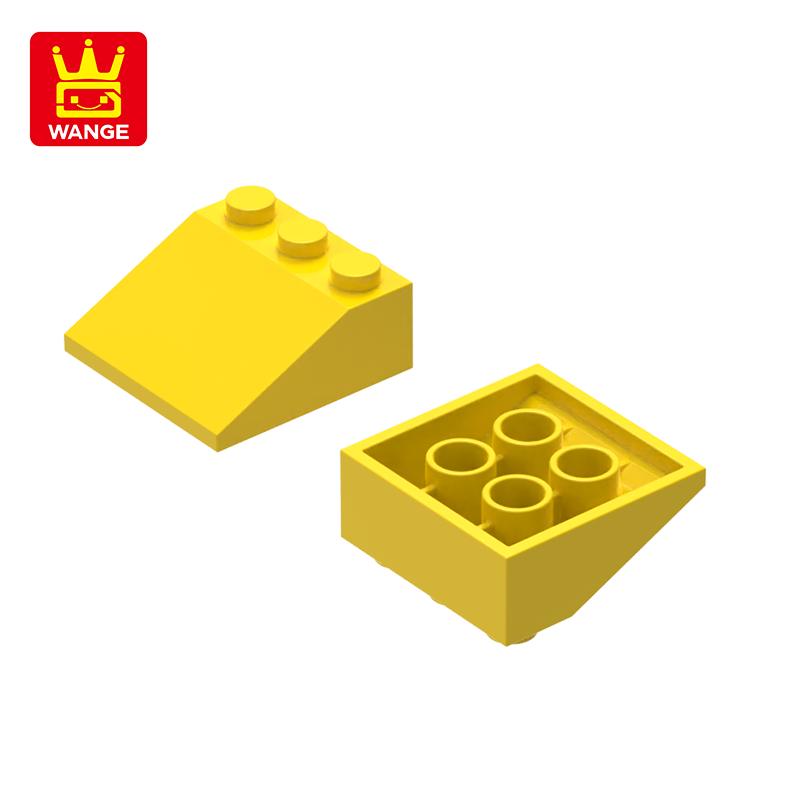 Non-Toxic 50Pcs/Lot 4161 Slope 25 3X3 Building Blocks Moc Construction Accessories Compatible With Bricks Children Toys Gift Box