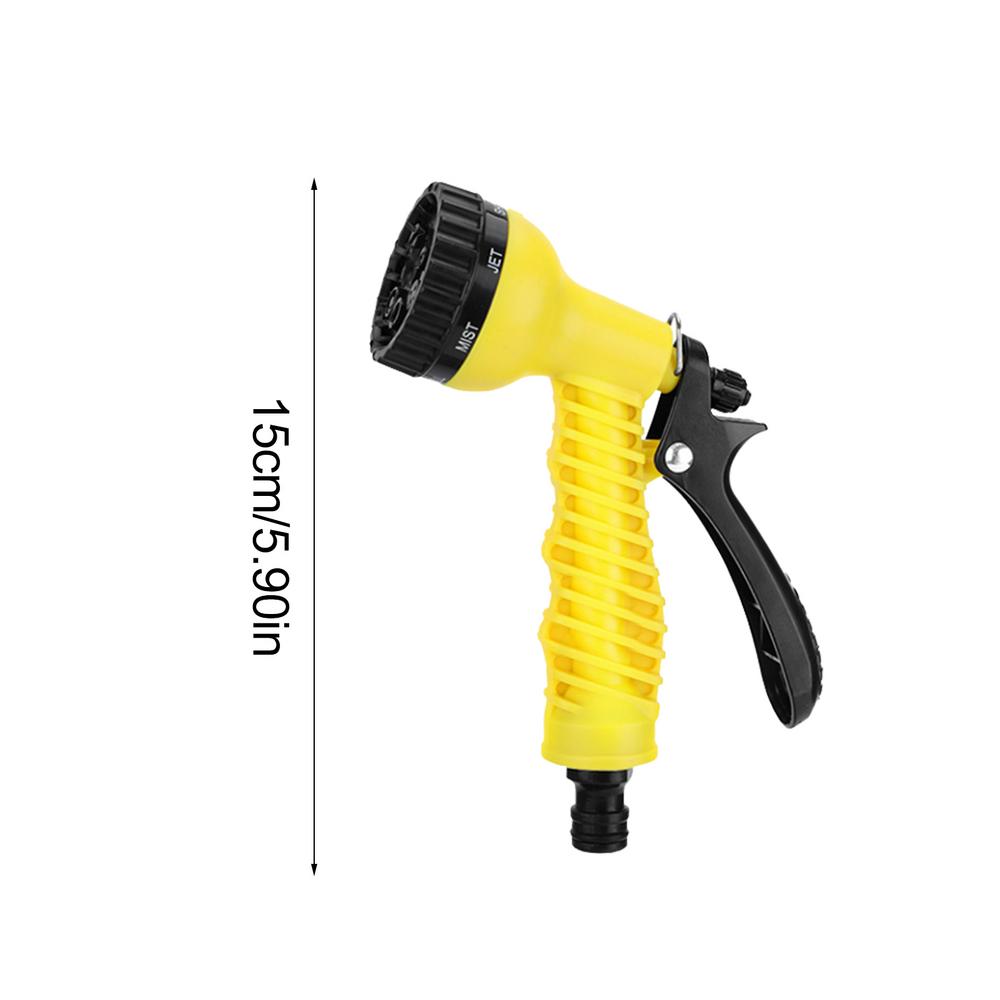 Garden Hose Nozzle Small Hose Spray Nozzle Sprayer 7 Spray Patterns Adjustable Plant Watering Nozzle Water Hose Nozzle