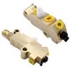 PV4 Disc/Disc Brake System Combination Valve 9/16 1/2 Lines & Bracket Disc/Disc Combination Proportioning Valve Brass
