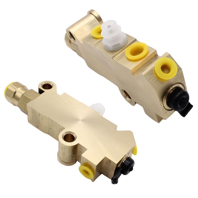PV4 Disc/Disc Brake System Combination Valve 9/16 1/2 Lines & Bracket Disc/Disc Combination Proportioning Valve Brass
