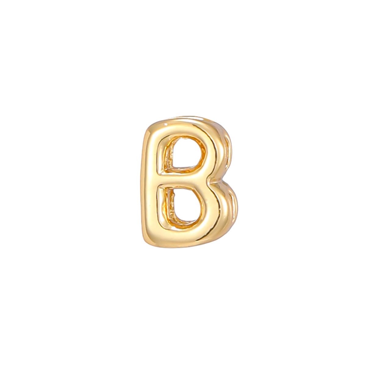 

Trendy Smooth Bubble Letter Name Pendant Necklace