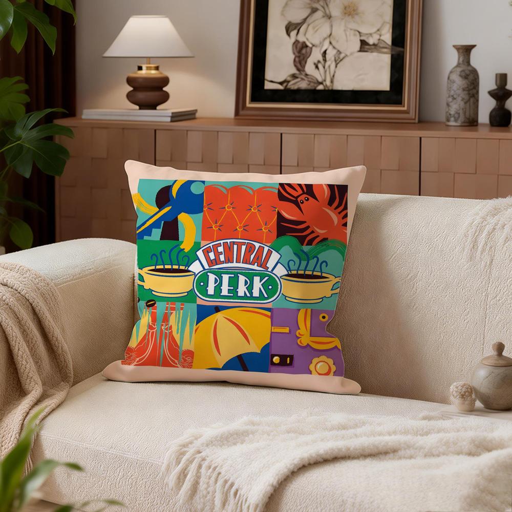 Comedy Friends Cushion Cover Cushion Cover Set 4Pcs 50x50 45x45 40x40 Pillowcase Decorative Sofa Home Decor
