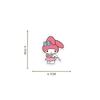 50PCS Cute My Melody Cartoon Stickers for DIY Decoration – Waterproof for Phone Cases, Suitcases, Water Bottles, Desktops