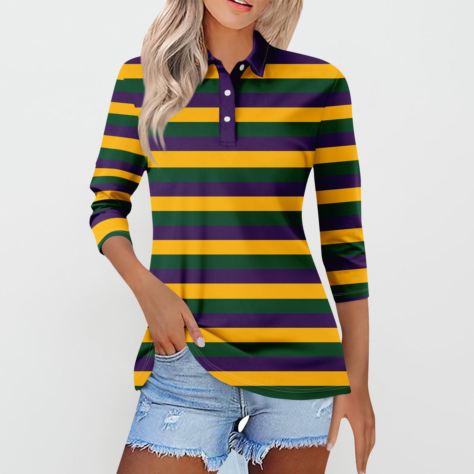 

Женская модная повседневная рубашка с короткими рукавами 3/4 с лацканами и принтом, женские топы на пуговицах XL жёлтый