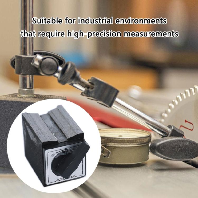 Industrial  Magnetic Base Face  Test Indicator Mount 4T Pull Force Plastic Control Levers Multiple  Hole for Industrial