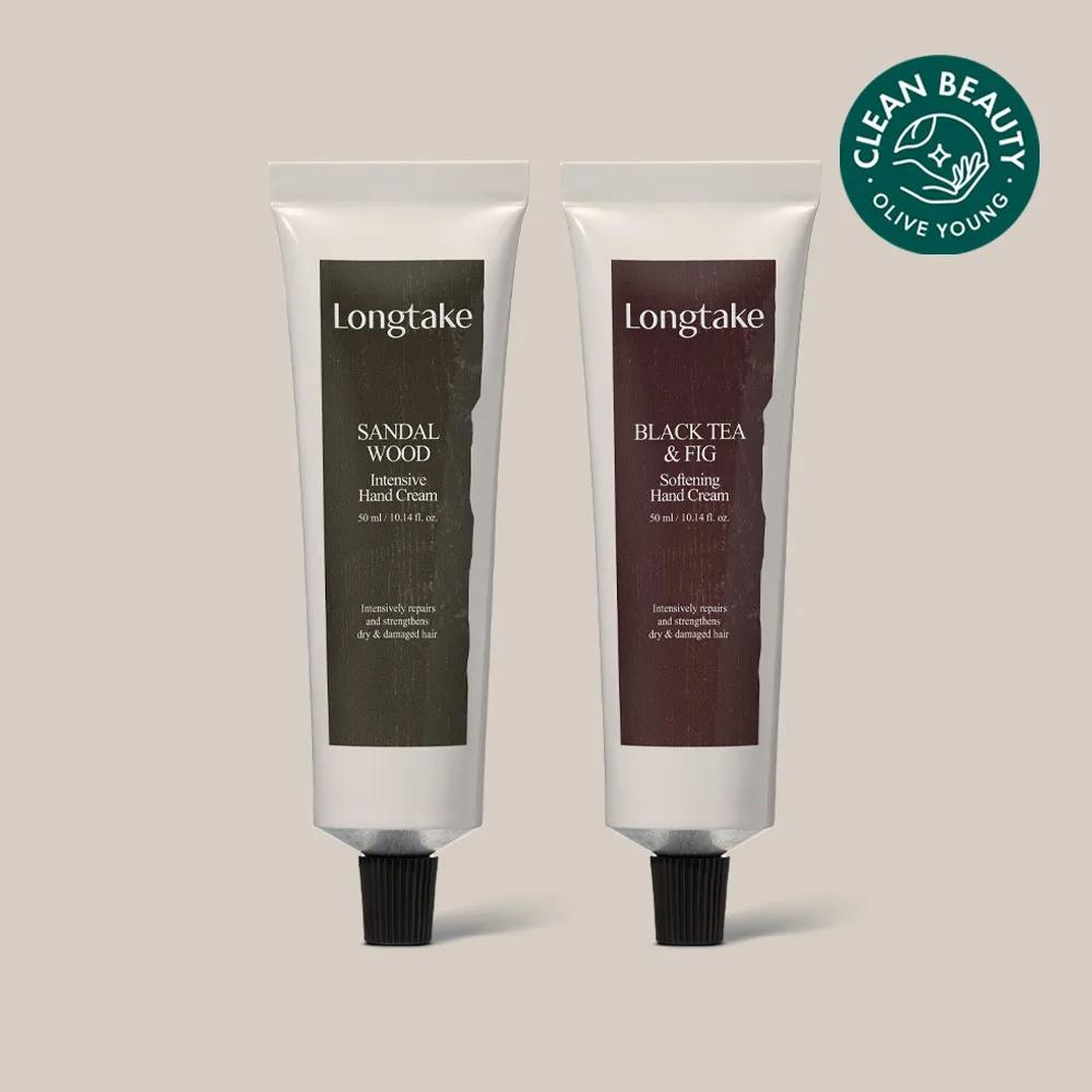 Longtake Hand Cream 50mL (Sandalwood/Black Tea & Fig) Sandalwood Intensive