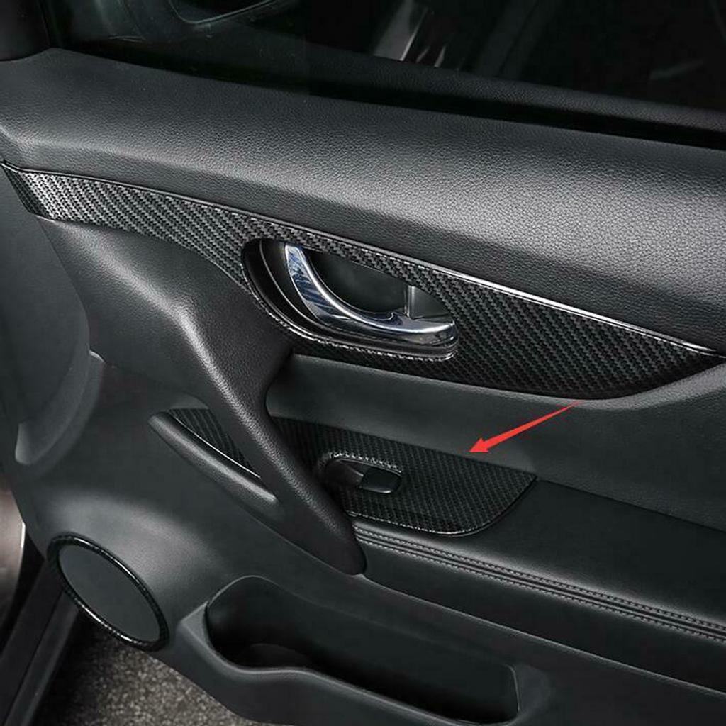 Matt interior door cover armrest trim for 2014-2017 Nissan Rogue X-Trail Matt interior door cover armrest trim for 2014-2017 Nissan Rogue X-Trail
