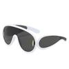 Oversized Y2K Punk One-Piece Sunglasses Women Sports Wave Mask Sun Glasses Luxury Steampunk Eyewear