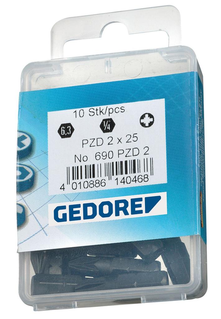 GEDORE Screwdriver Bit 690 PH2 50mm 6541400 1/4