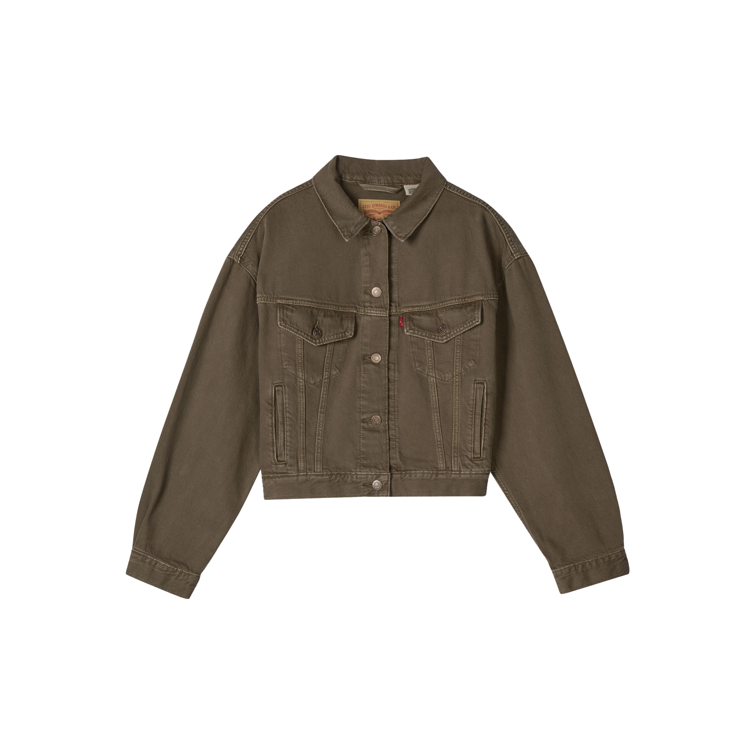 Levis Расслабленный Американский Винтаж Уличный Модный Удобный Рабочая Одежда Короткая Куртка Джинсовое Пальто Женские куртки A9155-0027 XS