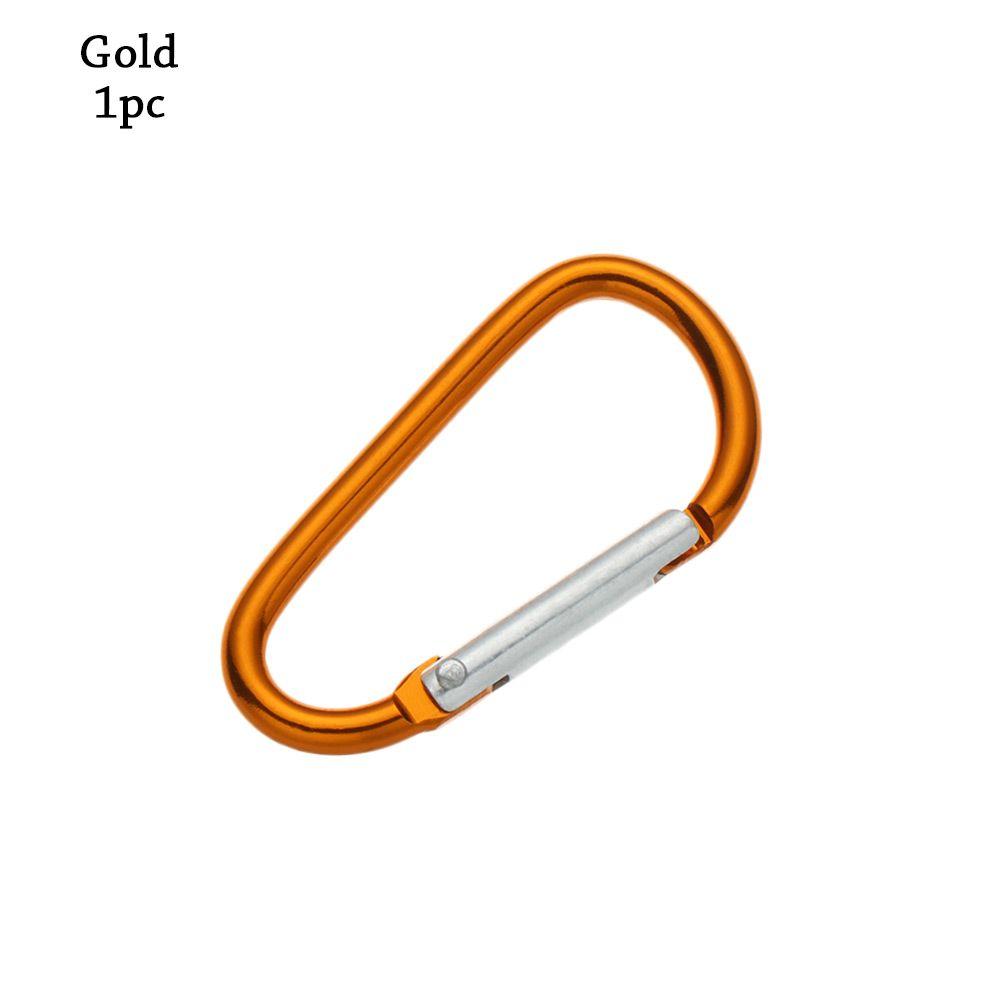 Flerfarget aluminiumsutstyr Legering karabiner Klatreknappspenne nøkkelring Camping Vandring Krok