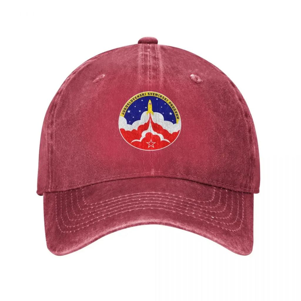 Jugoslovenski Svemirski Program Yugoslav Space Race Baseball Cap Unisex hat birthday Thermal Visor Unisexs Tennis Womens