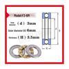 Mini-Axial-Rillenkugellager F9-20M bis F10-20M