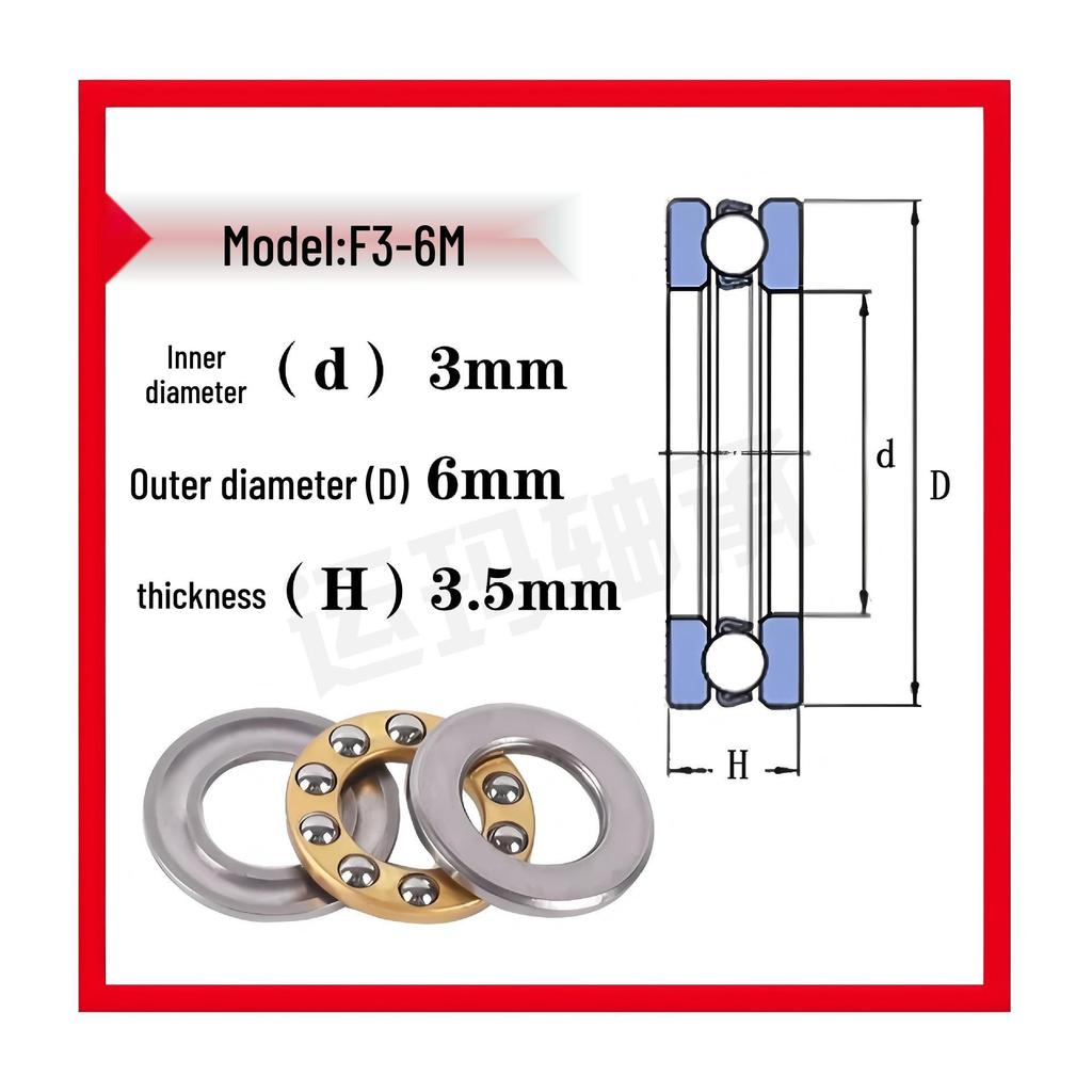 Mini-Axial-Rillenkugellager F9-20M bis F10-20M