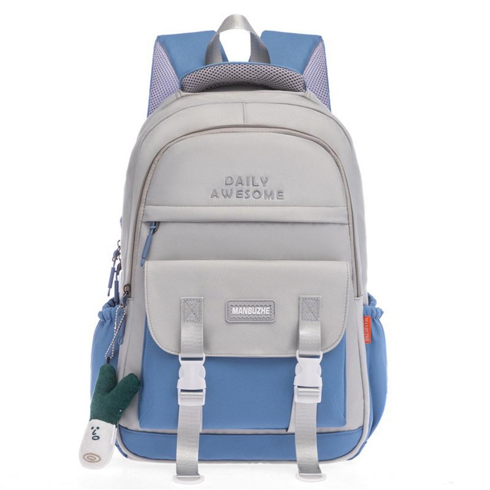 

2023 Новый нейлоновый рюкзак большой емкости в кампусном стиле, модный дорожный рюкзак синий