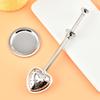 Stainless Steel Handle Press Tea Infuser & Strainer