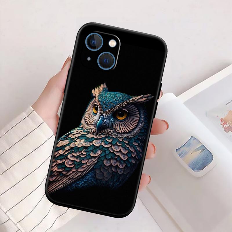 Cartoon Art Owl New High-End Shell Phone Case for Xiaomi Poco C40 C50 C51 C55 C65 C71 C75 F2 F3 F5 F6 F7 M2 M3 Pro Ultra