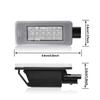 LED Car License Plate Lamps For Peugeot 208 2008 308 3008 5008 II 207 CC LED Number Plate Lamp For Citroen DS3 C3 MK3 DS5 C5