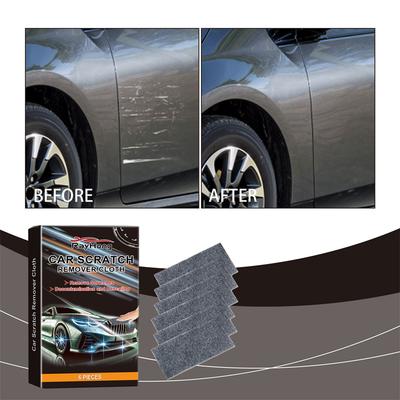 6Pcs Nanosparkle Cloth Car Scratch Remover Repair Nano Sparkle Cloth Magic Cloth Scratch Remover Cleaning For Vehicles