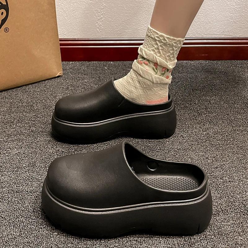 Fashion New Summer Beach Thick Bottom EVA Women's Thick Bottom Indoor Family Slippers Women's Lightweight Anti Slip Thick Bottom