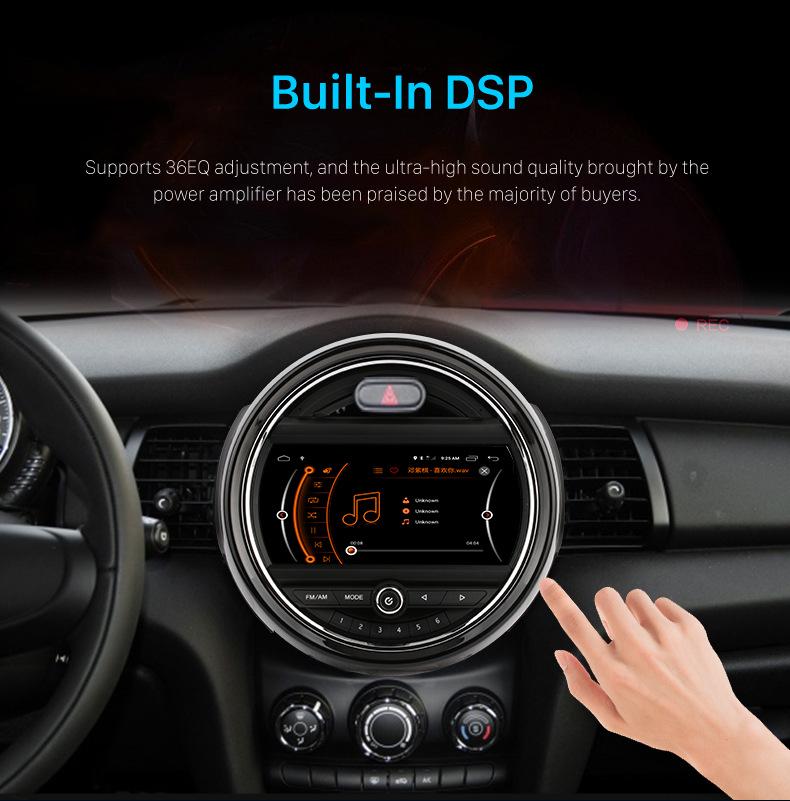 Compatible with 2014-2019 BMW MINI Cooper F54, F55, F56, F60 Featuring Ambient Lighting and Navigation.