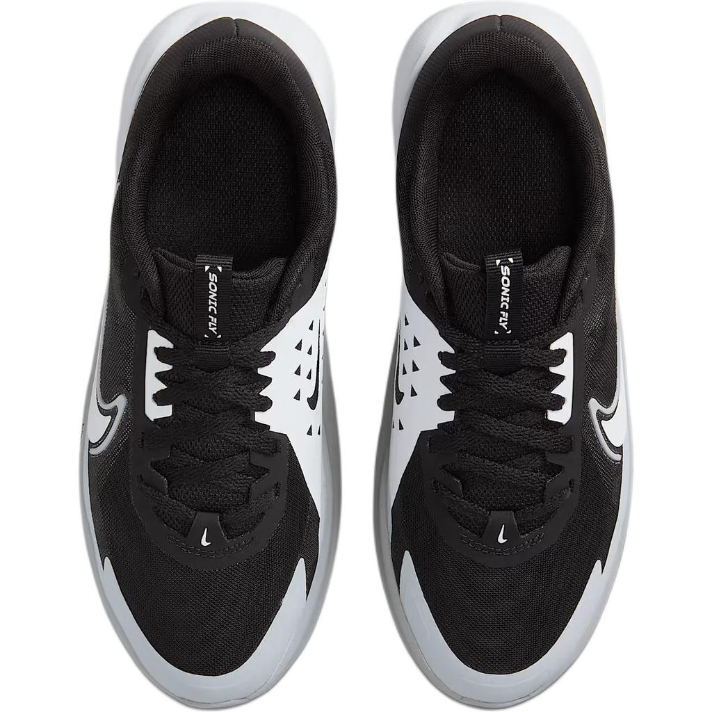 Nike Sonic Fly GS Black Wolf Grey Kids Sneakers White FZ0017-001