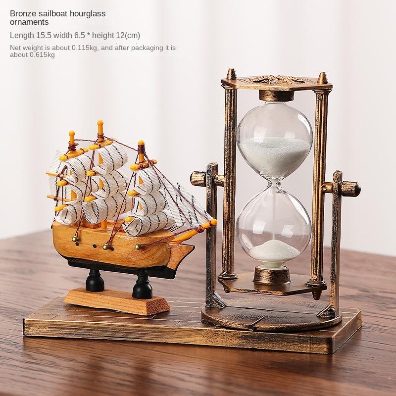 

Nordic Modern Luxury Creative Personality Песочные часы Таймер Офисный стол Небольшое украшение Гостиная Домашнее украшение