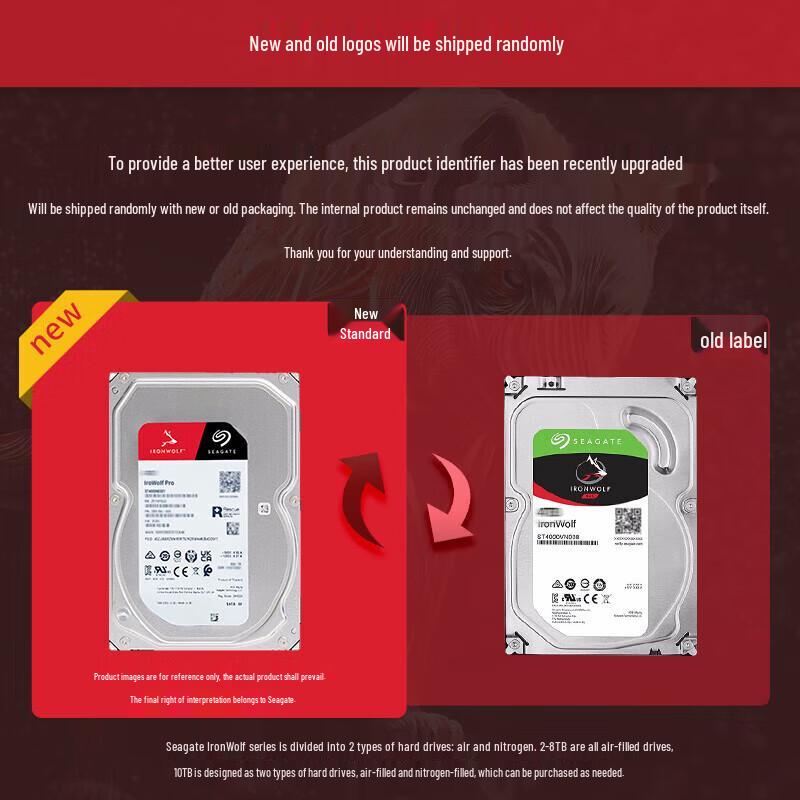 Seagate IronWolf NAS 3.5-inch 7200RPM HDD