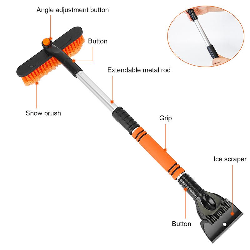 Snow Ice Scraper Snow Brush Shovel Removal Brush Car Vehicle For The Car Windshield Cleaning Scraping Tool Winter Tool