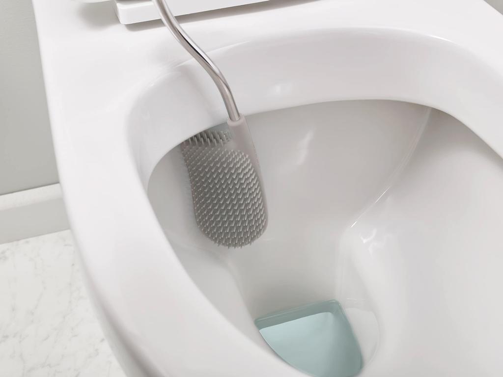 [Authentic] Joseph Joseph Soft Water-Draining Toilet Brush (Silky Gray) 70515