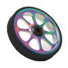 Aluminum Alloy Folding Bike Easy Wheel 82mm Widened Bearing Easy Wheel for Brompton 3sixty Folding BikeColorful
