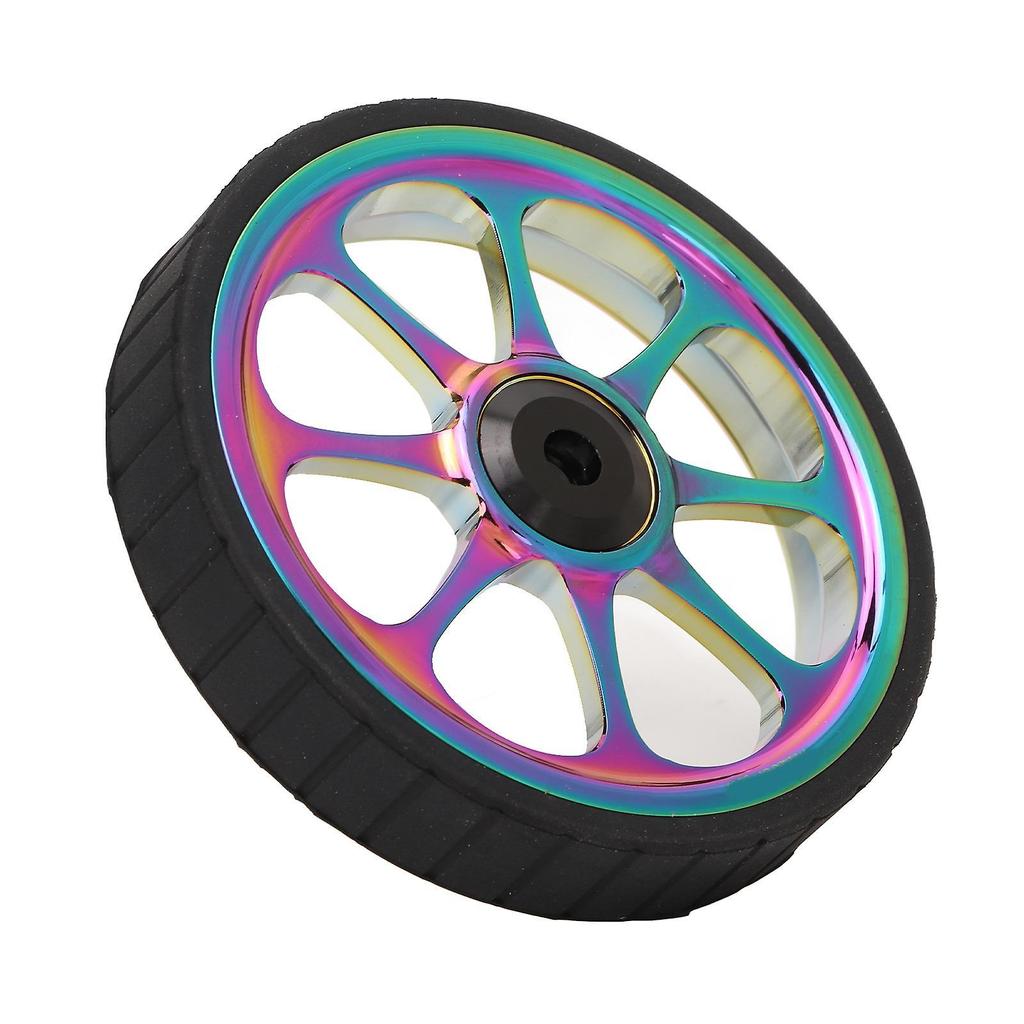 Aluminum Alloy Folding Bike Easy Wheel 82mm Widened Bearing Easy Wheel for Brompton 3sixty Folding BikeColorful