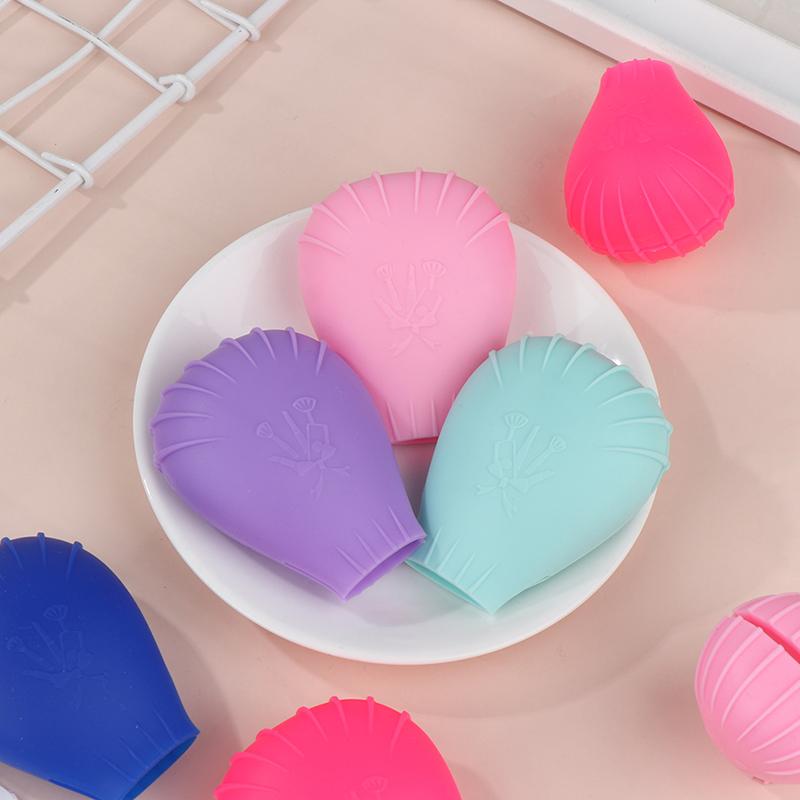 Makeup Brush Holder Cover Silicone Makeup Brush Protector Makeup Brush Travel Storage Case Protect Brush Bristles
