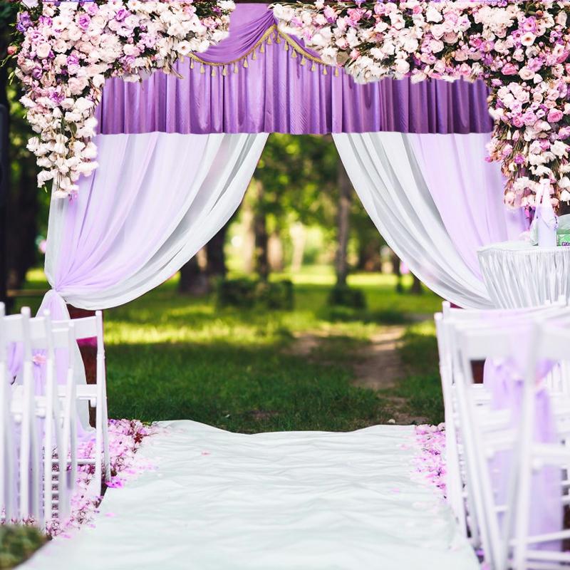 3 Meter Wedding Party Backdrop Decoration Curtain Swag Backdrop Drapes Stage Event Party Background Decor Swag Drape Valance