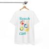 Beach Club T Shirt Summer Apparel Vacation For Pool Party Vintage Stretched Fashion Versatile Graphic Comfortable