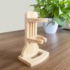 Adjustable Bamboo Small Pets Water Drinking Bottle Holder Feeding Bottles Stand Auto Dispenser Holder Guinea Pigs Chinchillas