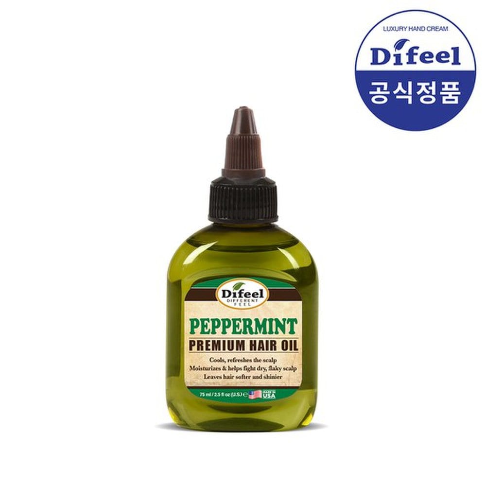 

difeel premium natural peppermint hair oil 75ml