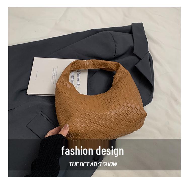 French Luxury Women's Crescent Handbag - 2024 Versatile Fashion Dumpling Shoulder Bag