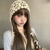 Cotton Hollow Pullover Hat Korean Style Brimless Tassel Cap Versatile Crochet Knitted Hats  Work