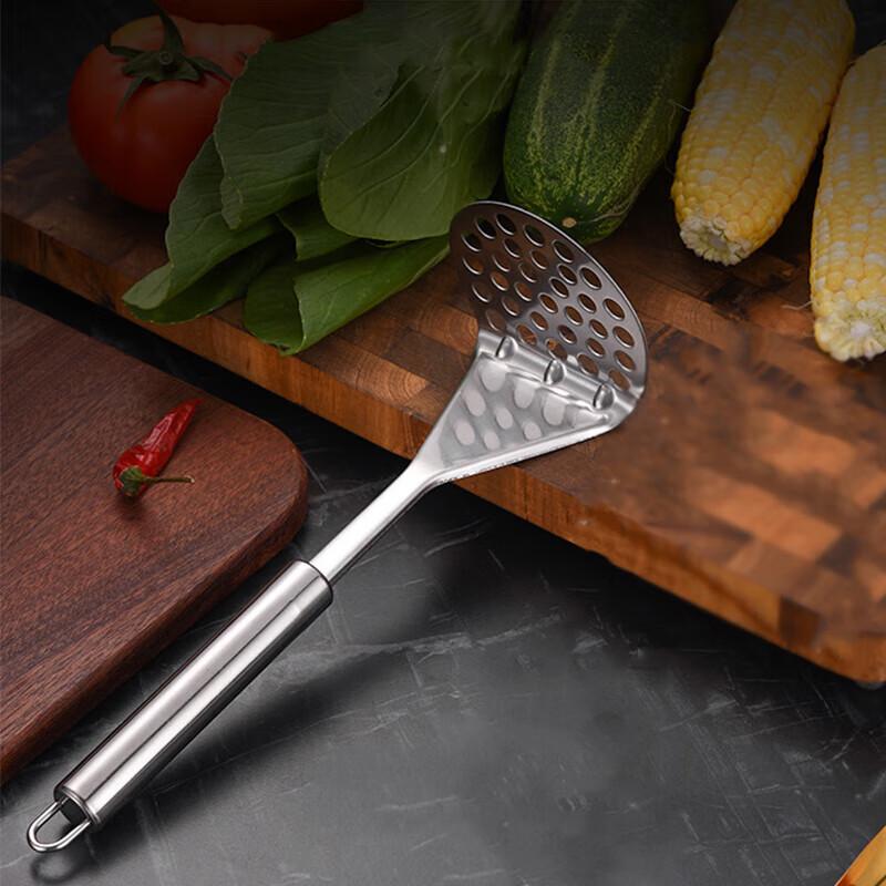 Ningzhao 430 Stainless Steel Manual Potato Masher, 5-Pack