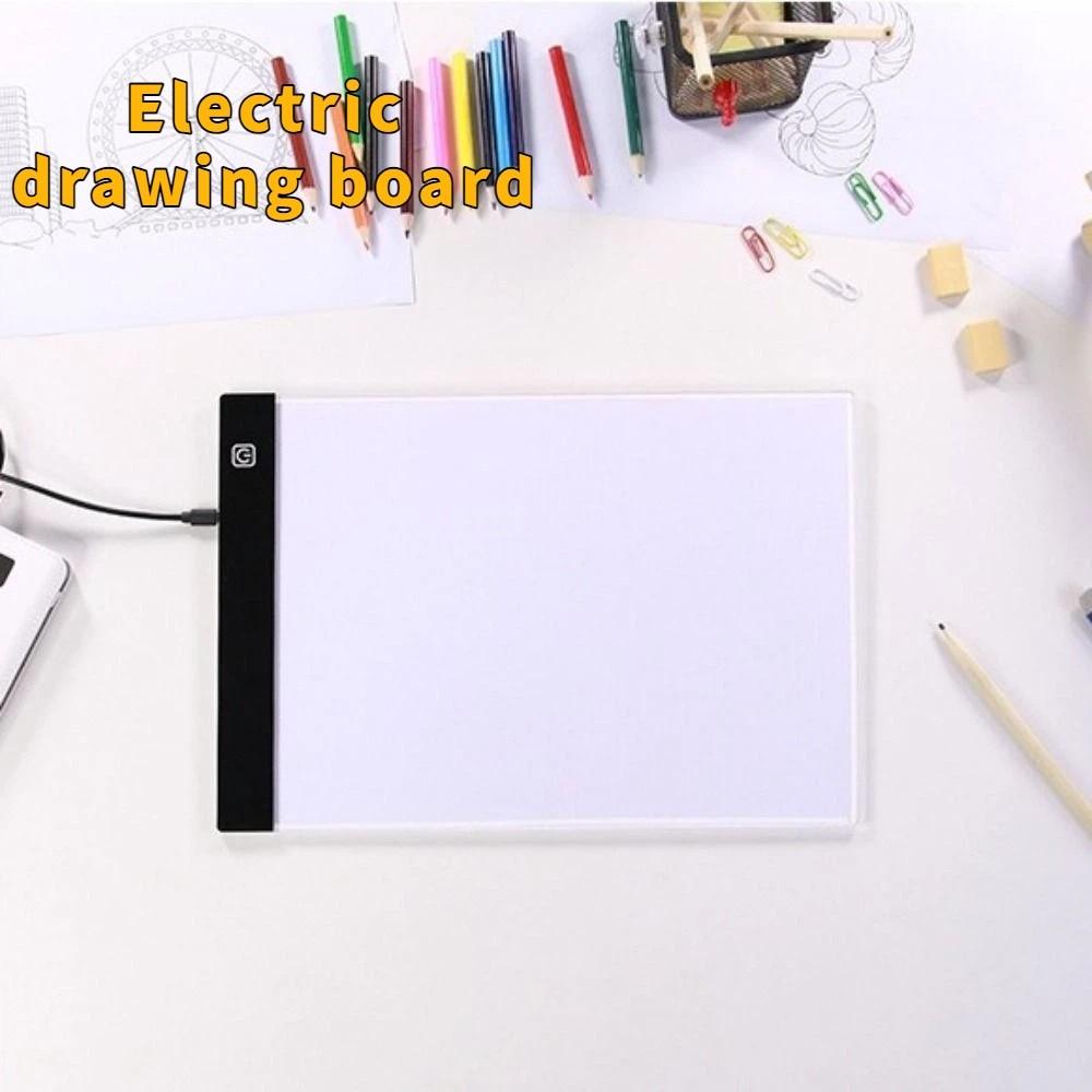 3 Level LED Drawing Board USB Tracing Board Learning Tool Electric Drawing Board  Drawing Tracing