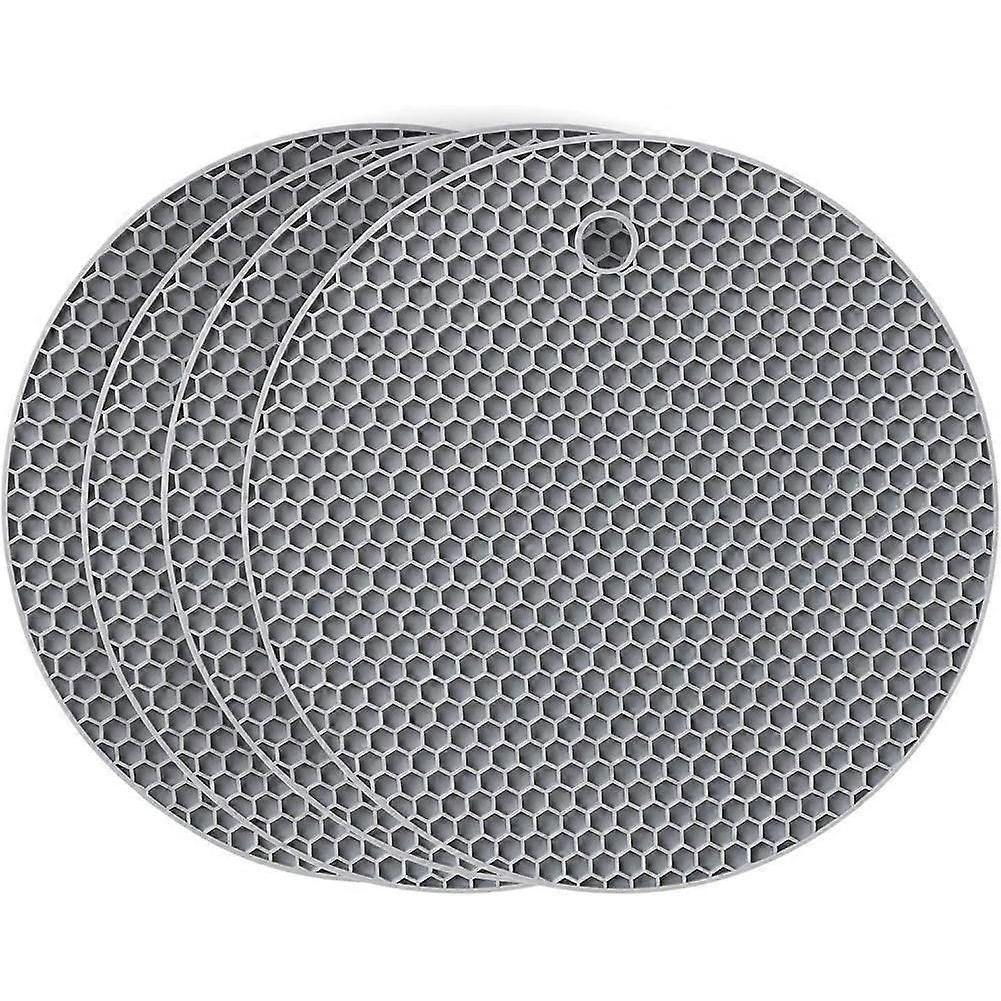 Silicone Trivet. 4PCS Non-slip Anti-Heat 250C Multifunction Spoon Rest Coaster