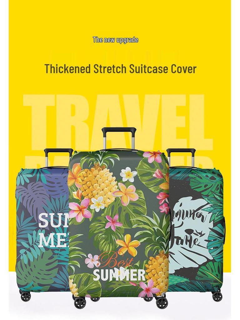 Přizpůsobitelný zesílený kožený cestovní kufr Obal proti prachu