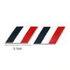 A Pair Of Metal National Flag Color Car Decoration Stickers For MINI VW, Peugeot, Fiat Car Fender Modification Accessories Zf7