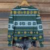 Women's Casual Long Sleeve Christmas Print Neck Sweatshirt