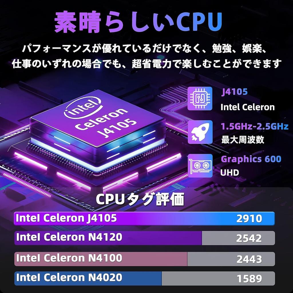 Laptop Office 11 Resolution IPS Webcam Quiet Celeron J4105 CPU 8GB DDR4 RAM 256GB RAM with Japanese Keyboard Film 2 USB Ports Port SSD Expansion Thin