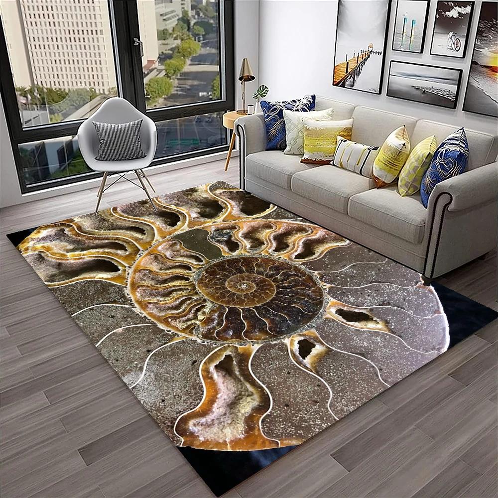 3D Dinosaur Animal Fossil Series Carpet HD Rug for Home Living Room Bedroom Sofa Doormat Decor,kids Area Rug Non-slip Floor Mat