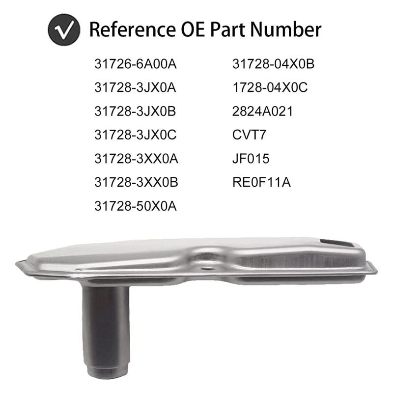 1 STK Getriebeölfilter Getriebeölfilter Filter 31728-3JX0A Silber Für Nissan Versa 2012-2015-A87Q